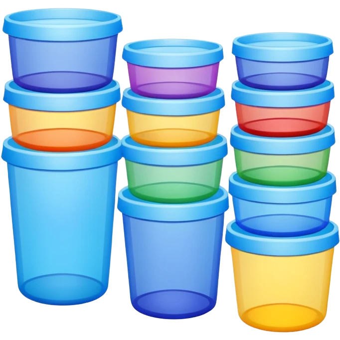 plastic tubs  emoji