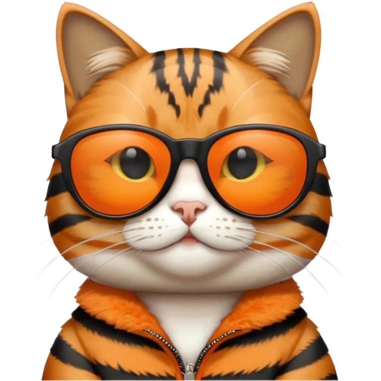 Cat wearing sunglasses emoji