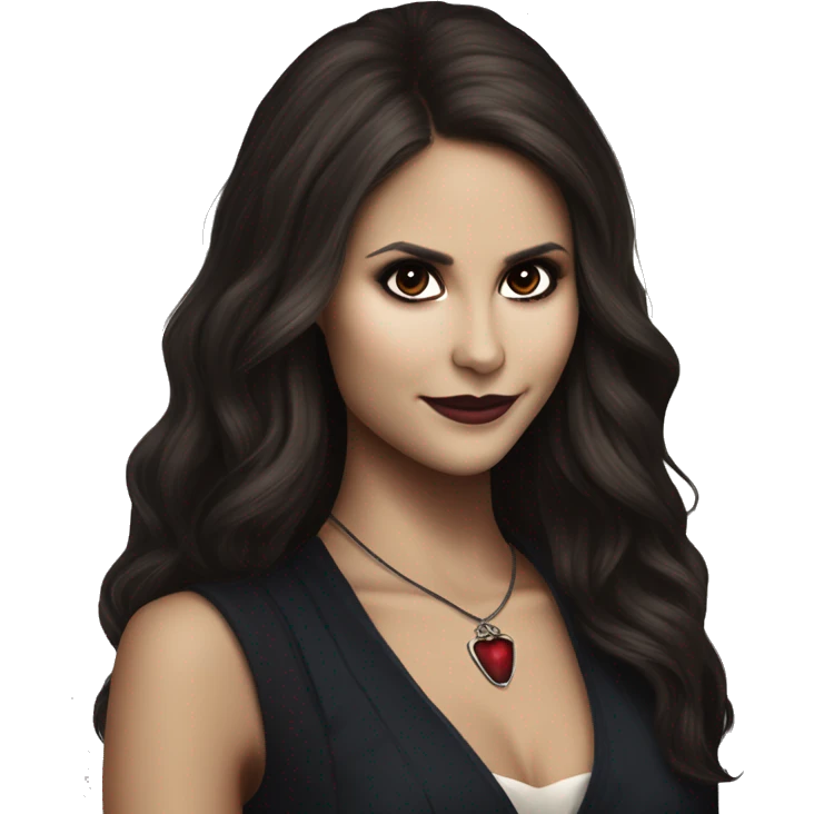 Nina dobrev as Katherine Pierce Vampire Diaries  emoji