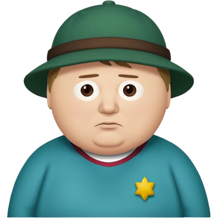 Eric cartman from South Park emoji