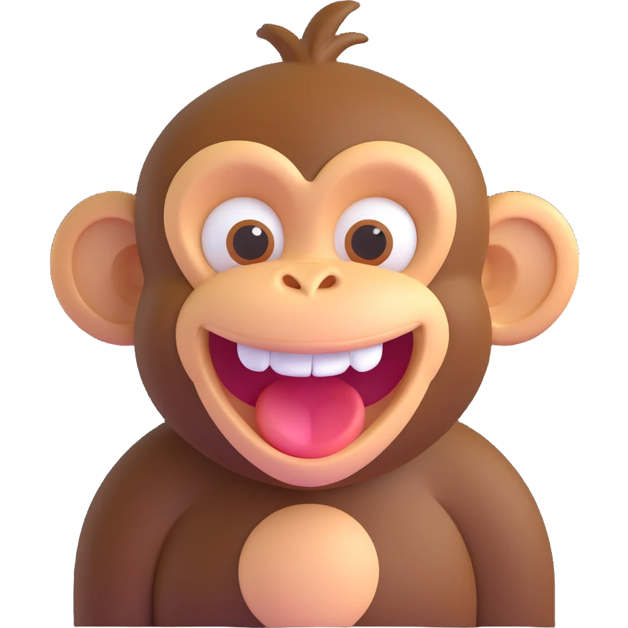 Monkey laugh  emoji