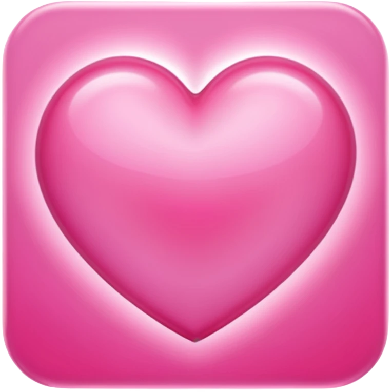 A glowing pink heart. Make it glow like crazy. Very bright and intense. More glow. Illuminated by a very bright light behind it emoji