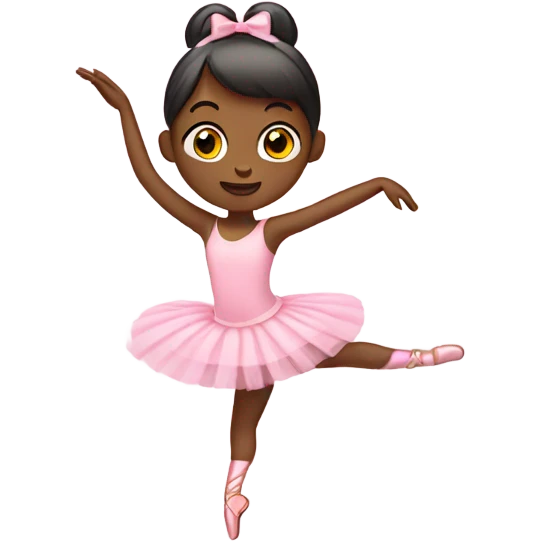 Pink ballerina  emoji