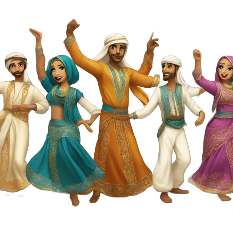 arab dancing emoji