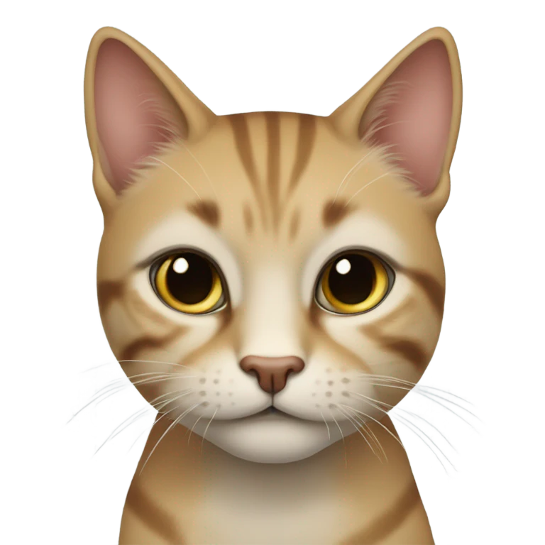 кошка с цветами  emoji