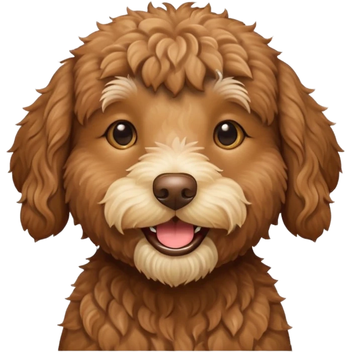 labradoodle laughing
 emoji