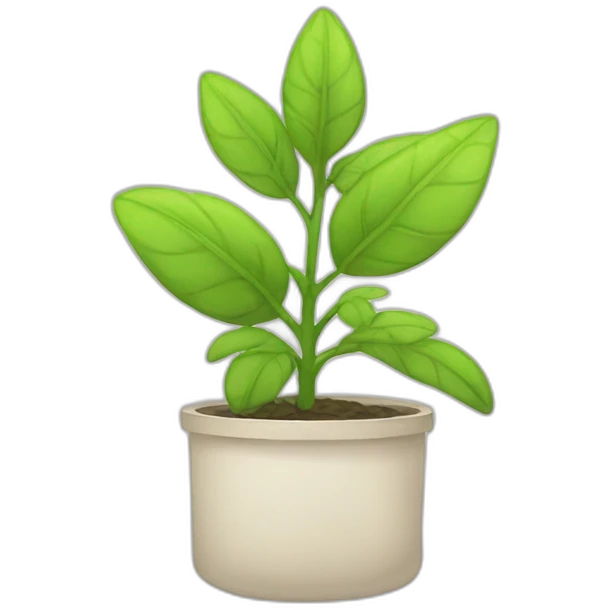 Jiboia plant emoji