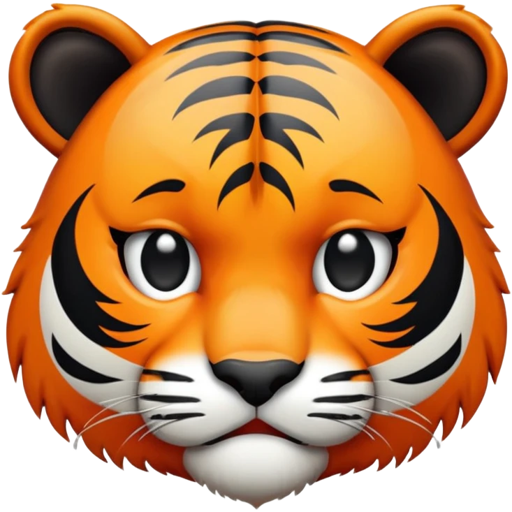 sad crying tiger emoji