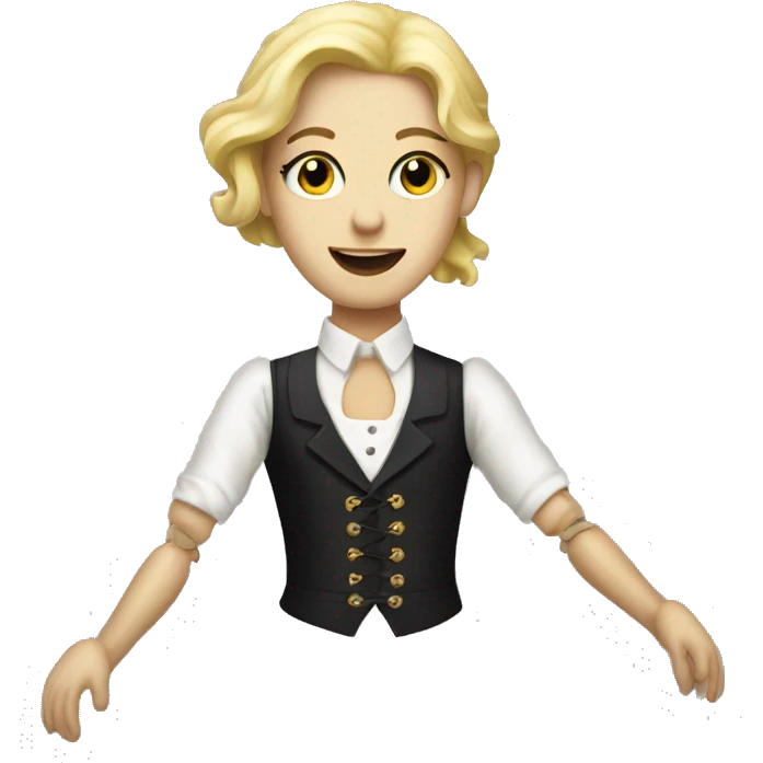Blond marionette  emoji