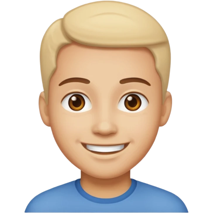 Generate a smiling emoji of this person please emoji