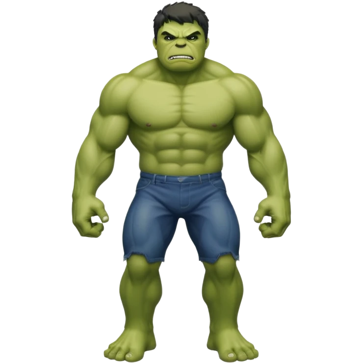Hulk full body emoji