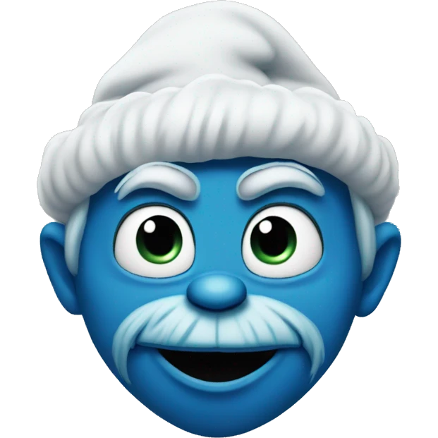 Blue grinch emoji