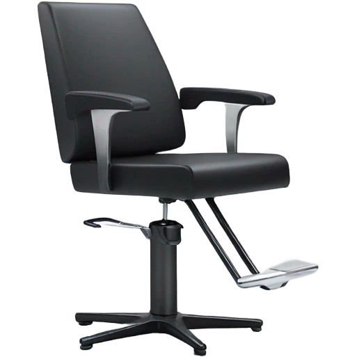 black salon chair emoji