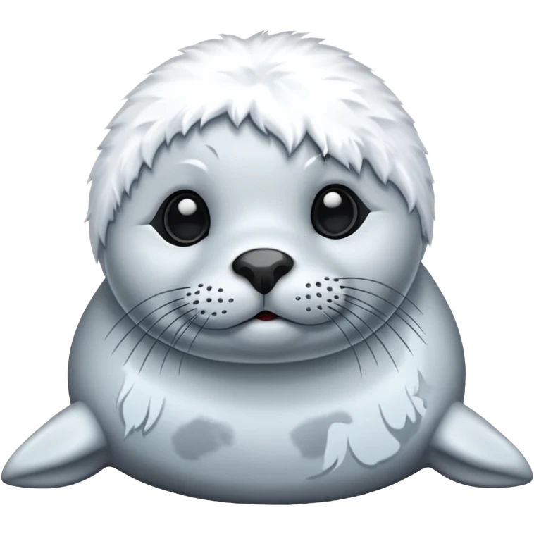 white winter & artic animal (seal)  emoji