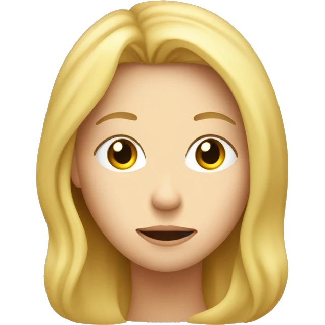 blonde face with question marks all around emoji