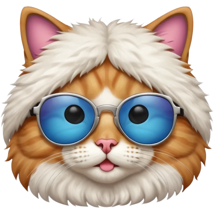 Cat wearing sunglasses emoji