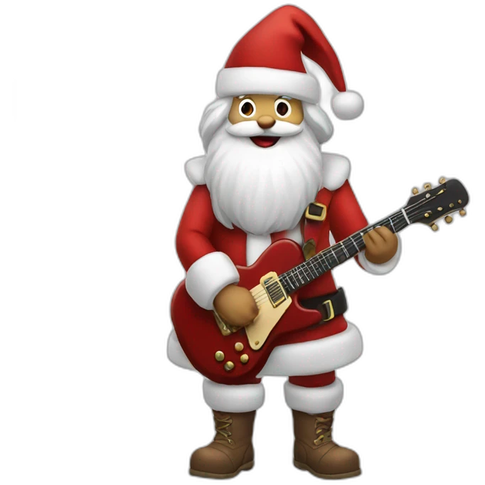 rocking santa claus emoji