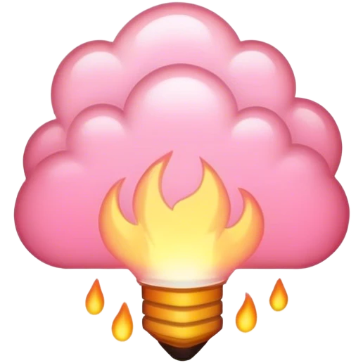 light pink heat  emoji