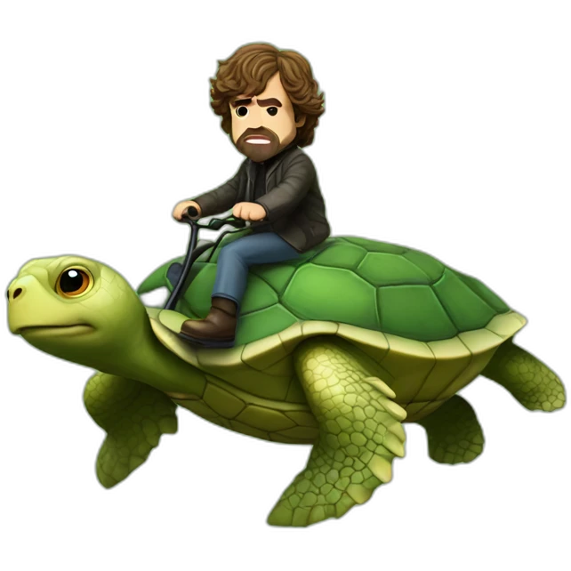 peter-dinklage-riding-turtle emoji