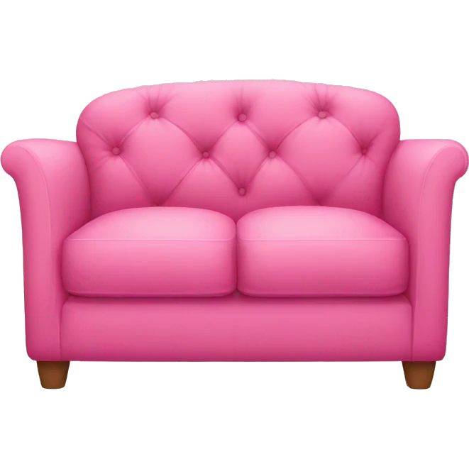Pink loveseat emoji