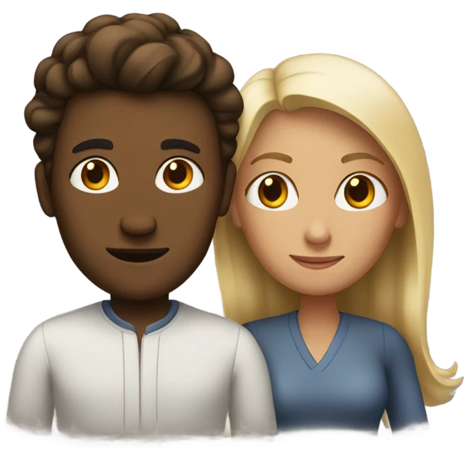 relationship between a man and a woman emoji