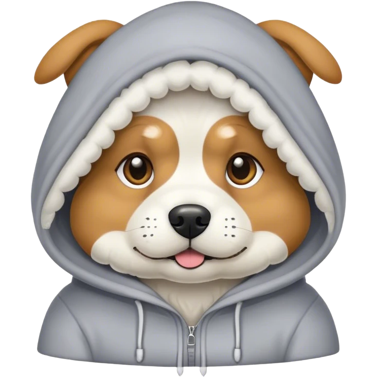 Dog hoodie emoji