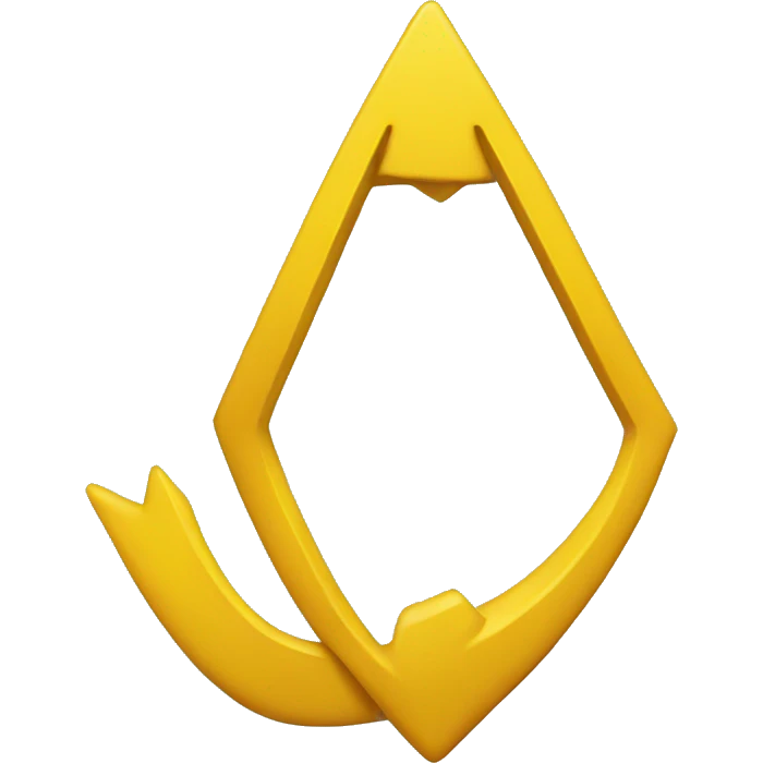 curved yello arrow emoji