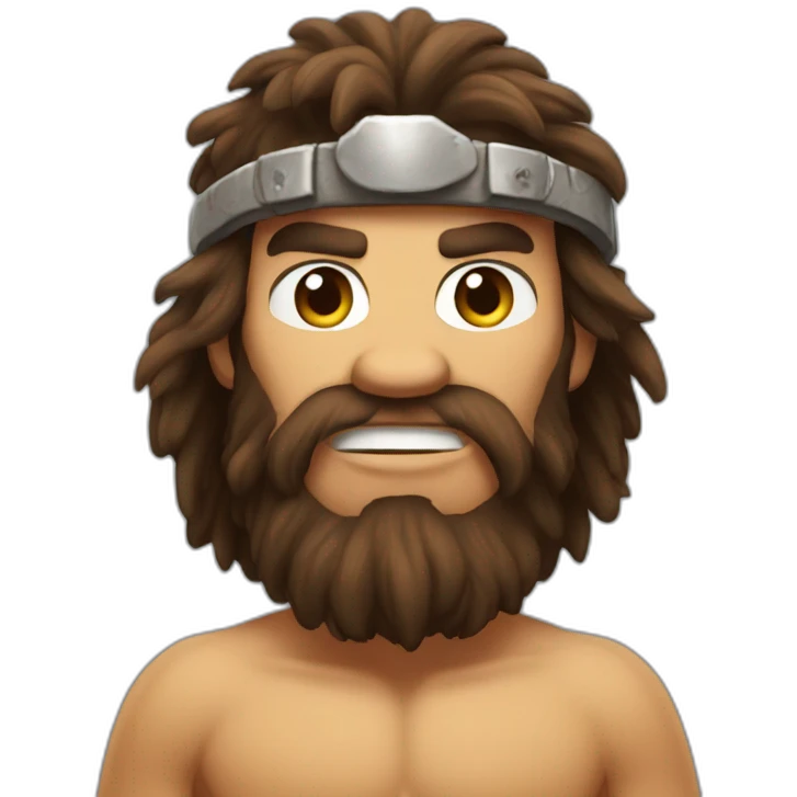 Captain caveman emoji
