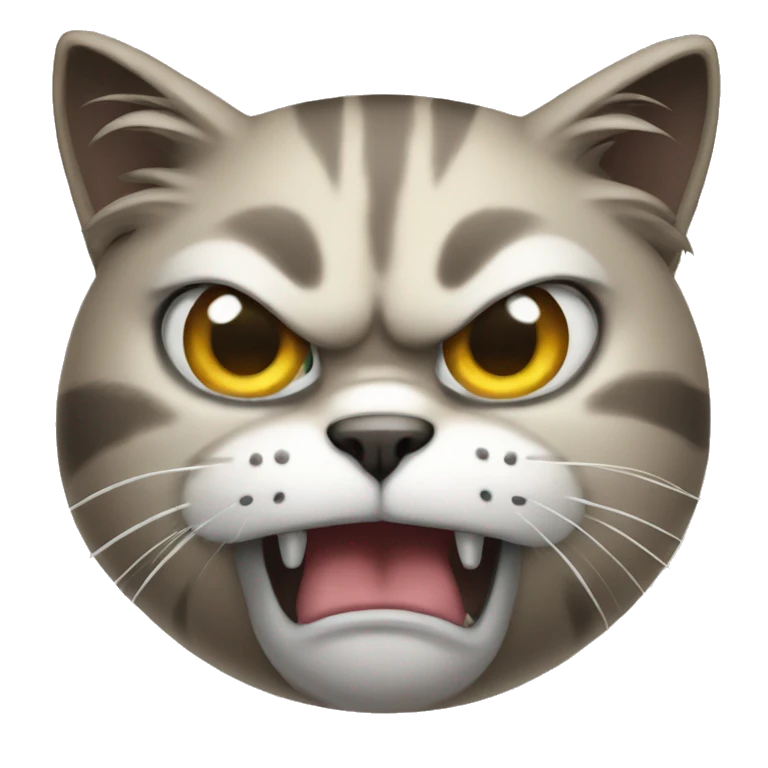 Angry cat emoji