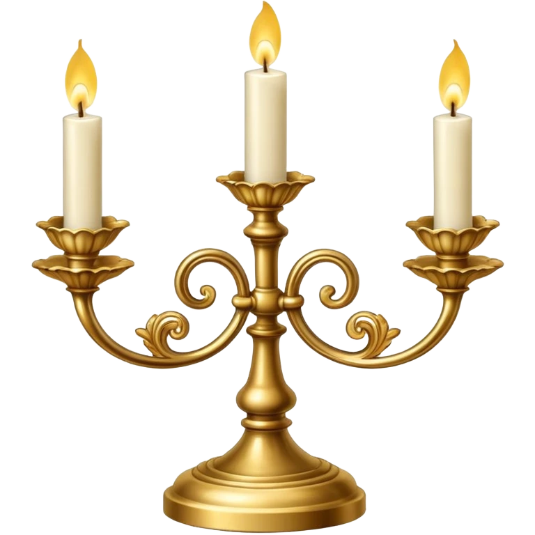 single candelabra with lid candle emoji