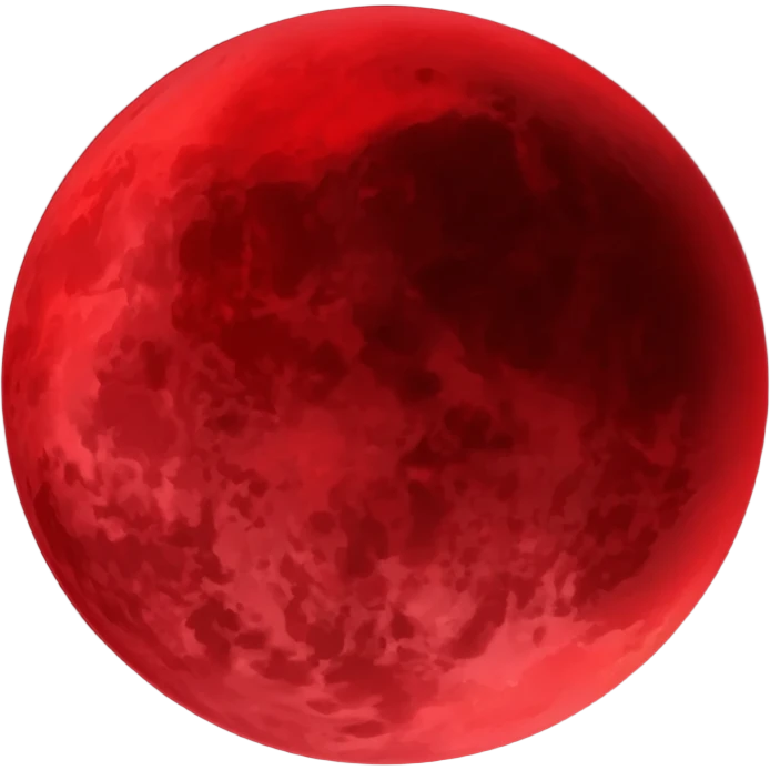 Crimson Moon blood moon black dark night scenery  emoji