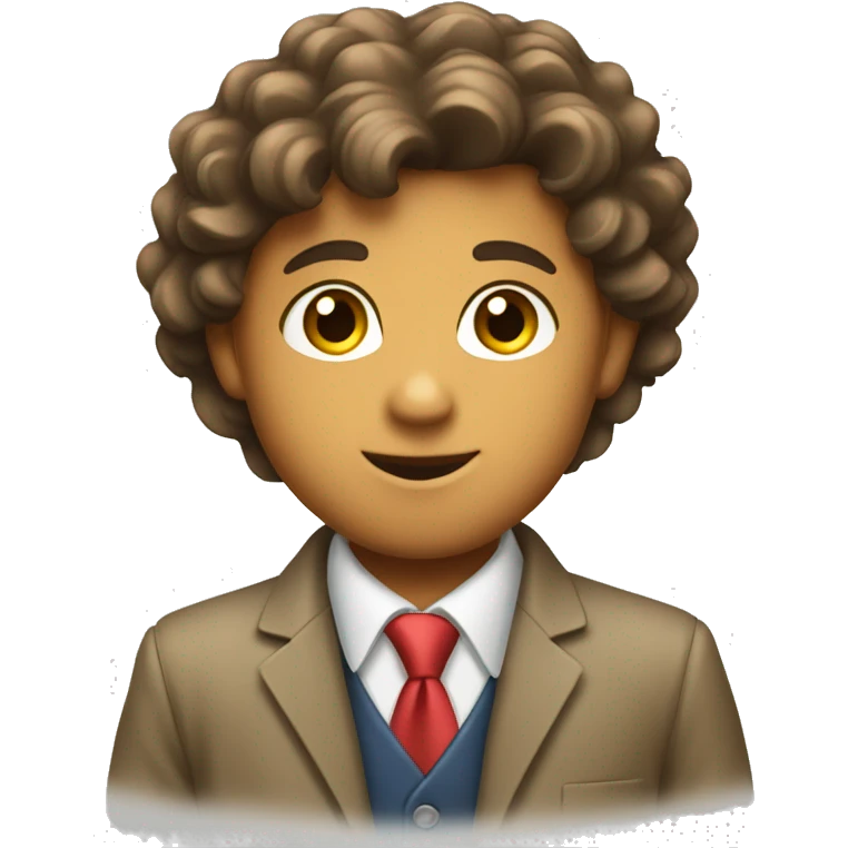 Young salesman helping family with Toyota purchase  emoji
