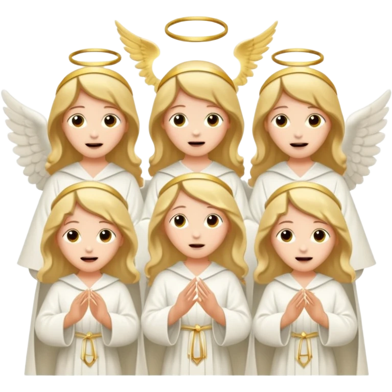 singing choir angel emoji