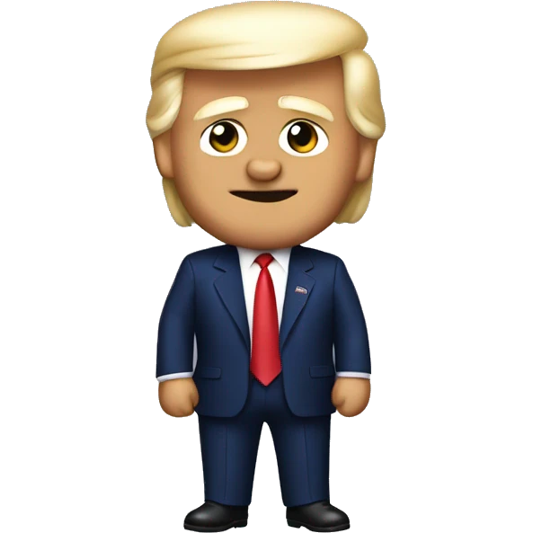 donald trump loving joe biden emoji