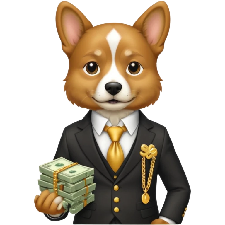 Perro millonario  emoji