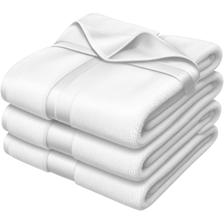 The towel is beautifully folded emoji