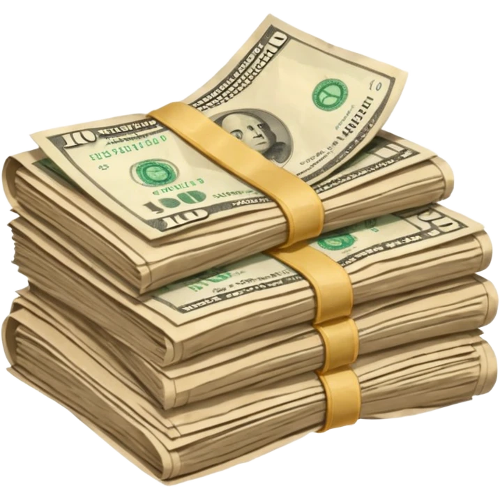 pile of bills emoji