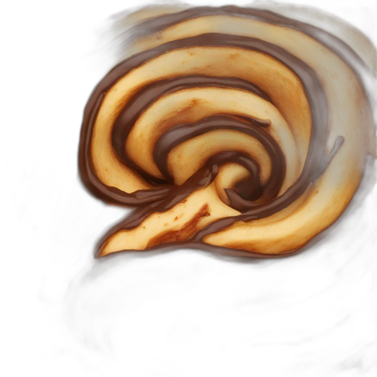 Babka loaf with chocolate swirl emoji