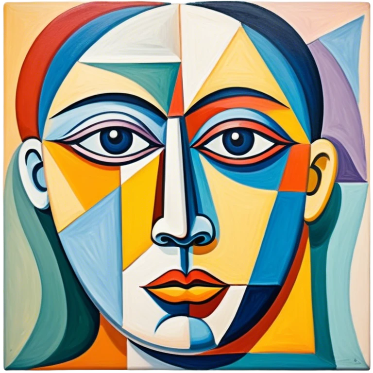 Picasso painting emoji
