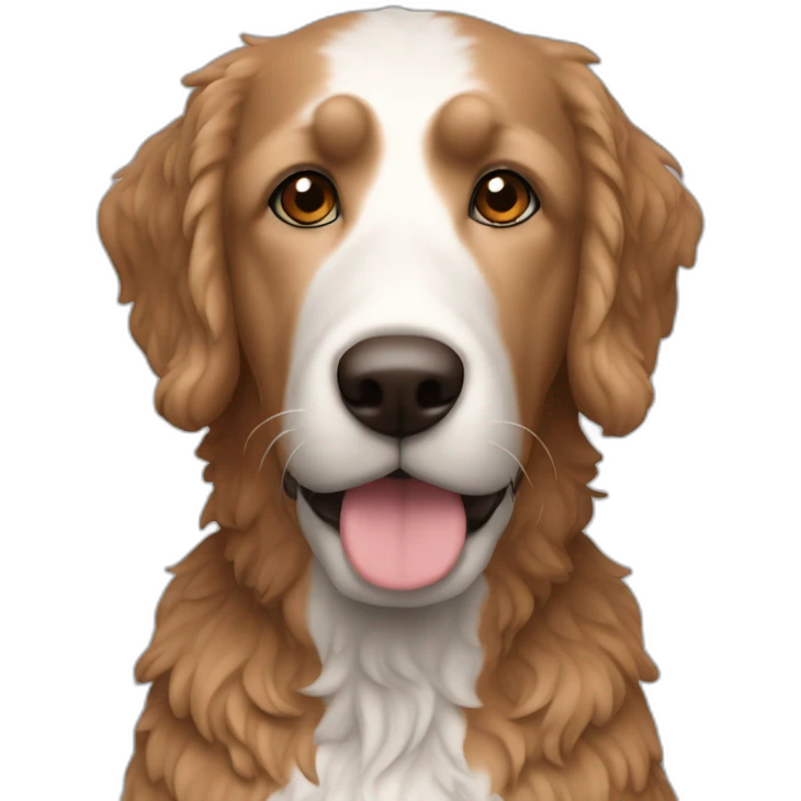 White-ladradoodle-3D-brown-eyes emoji