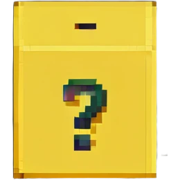 Super Mario question block emoji
