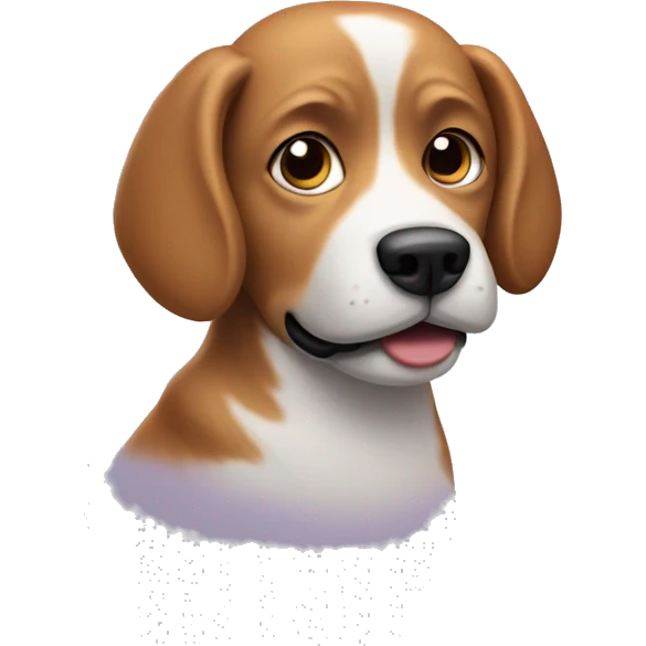 Dog with AirPods max emoji