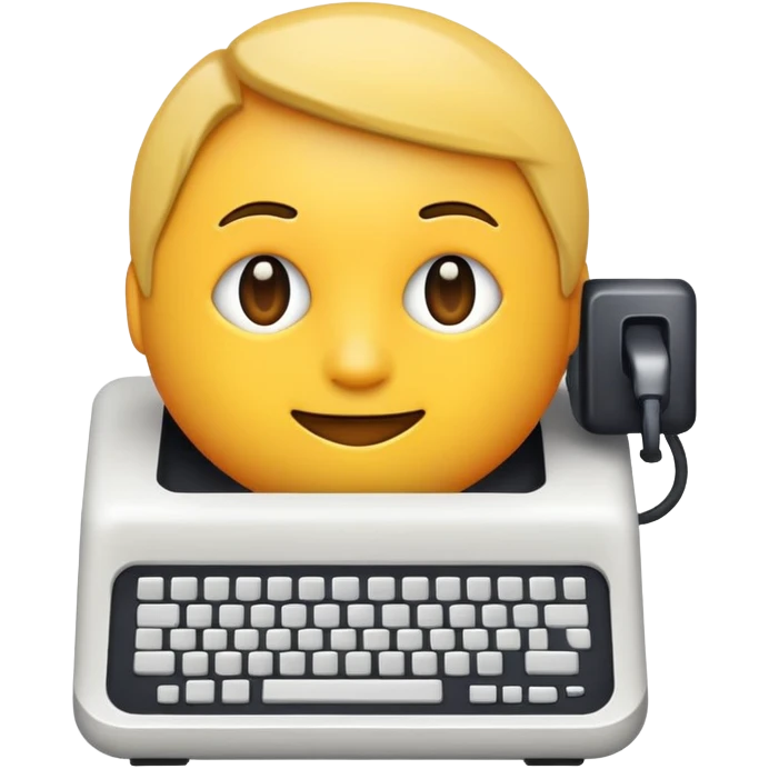 Frutiger era inspired emoji for a dweller role in a computer themed discord server emoji