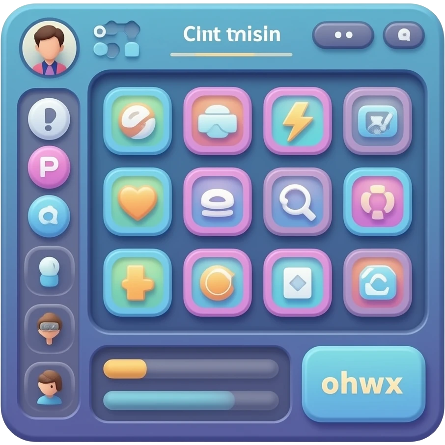 spatial ux, 3d, vaporwave, fun, quirky, VR, AR emoji
