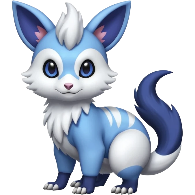 Shiny Furret-Absol-Noibat-Hybrid (Full body) emoji