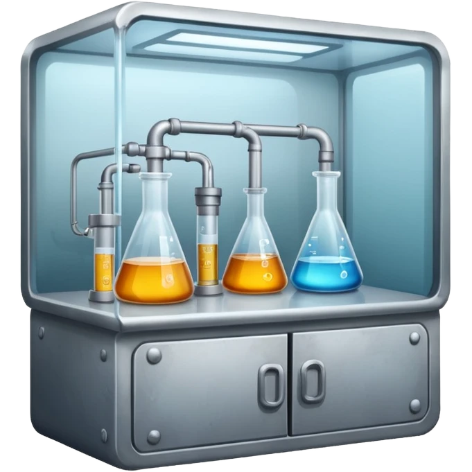 Secretive lab in a deserted place emoji