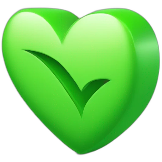 3d green check mark emoji
