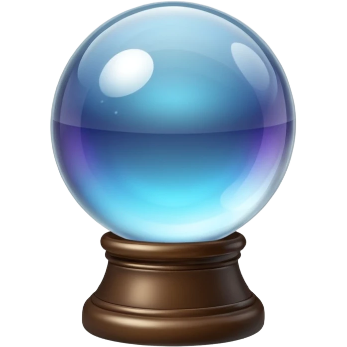 Crystal ball on a stand emoji