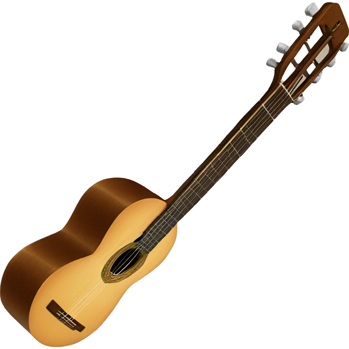 Classical guitar emoji