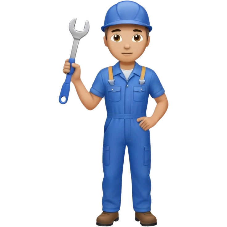 mechanic full body emoji